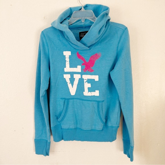 American Eagle Outfitters Logo Hoodie - Picture 7 of 7